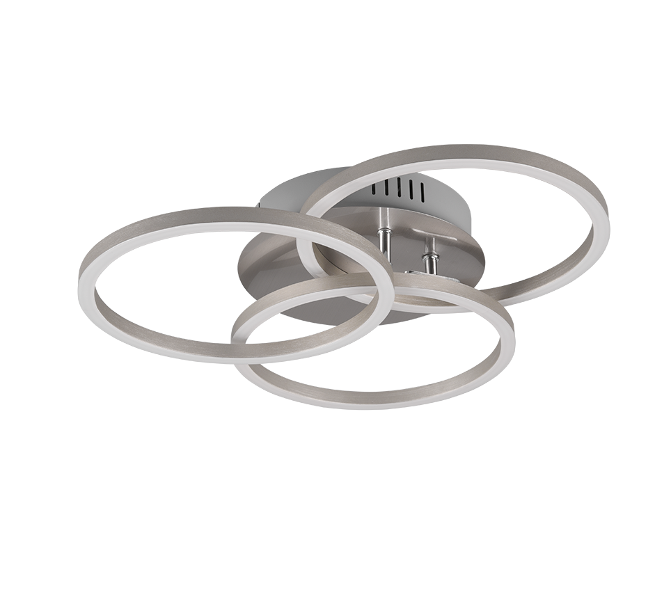 CIRCLE | Ceiling lamp | Nickel mat | Metal