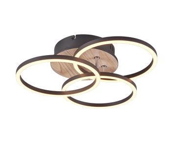CIRCLE | Ceiling lamp | Wood imitation | MDF
