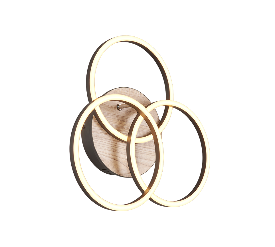 CIRCLE | Ceiling lamp | Wood imitation | MDF
