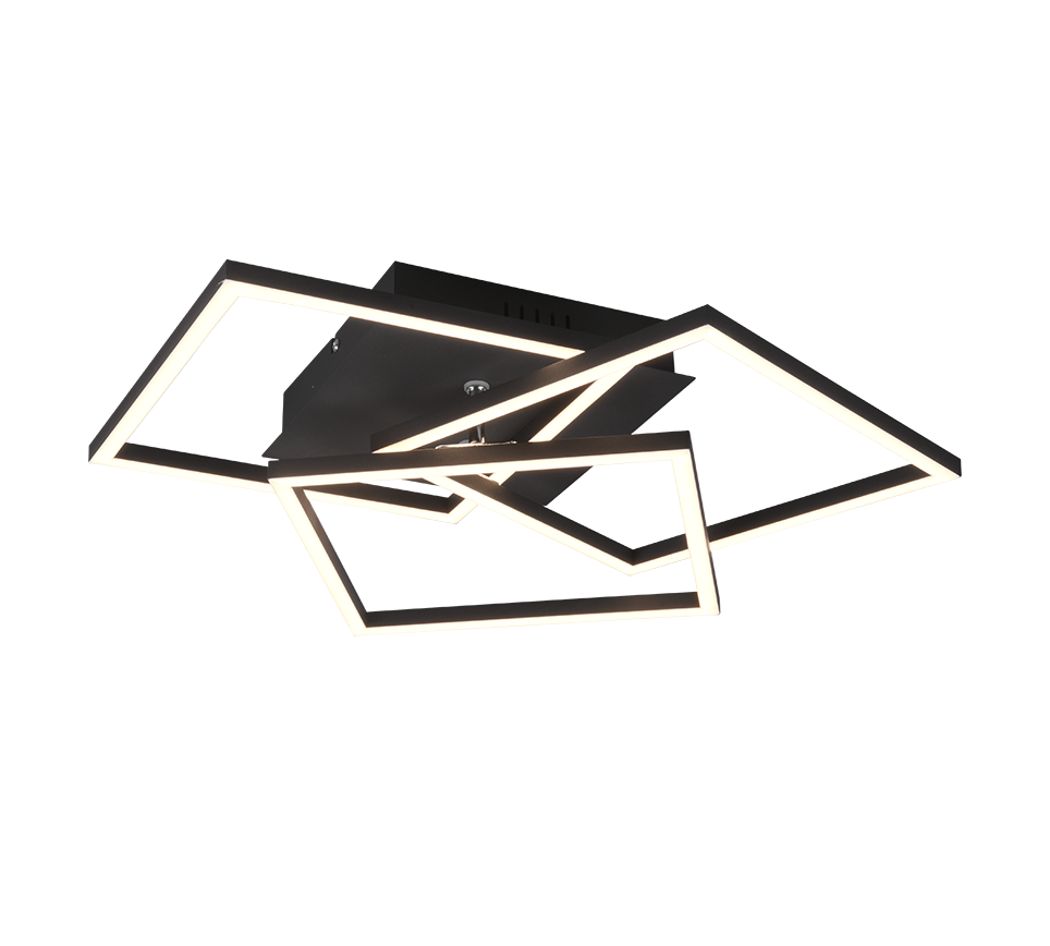 MOBILE | Ceiling lamp | Black mat | Metal