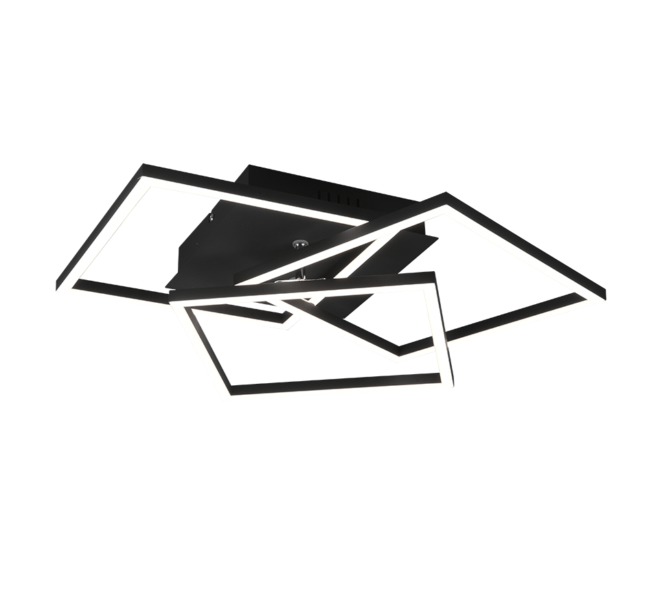 MOBILE | Ceiling lamp | Black mat | Metal