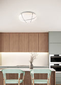 TIBOR | Ceiling lamp | White | Plastic