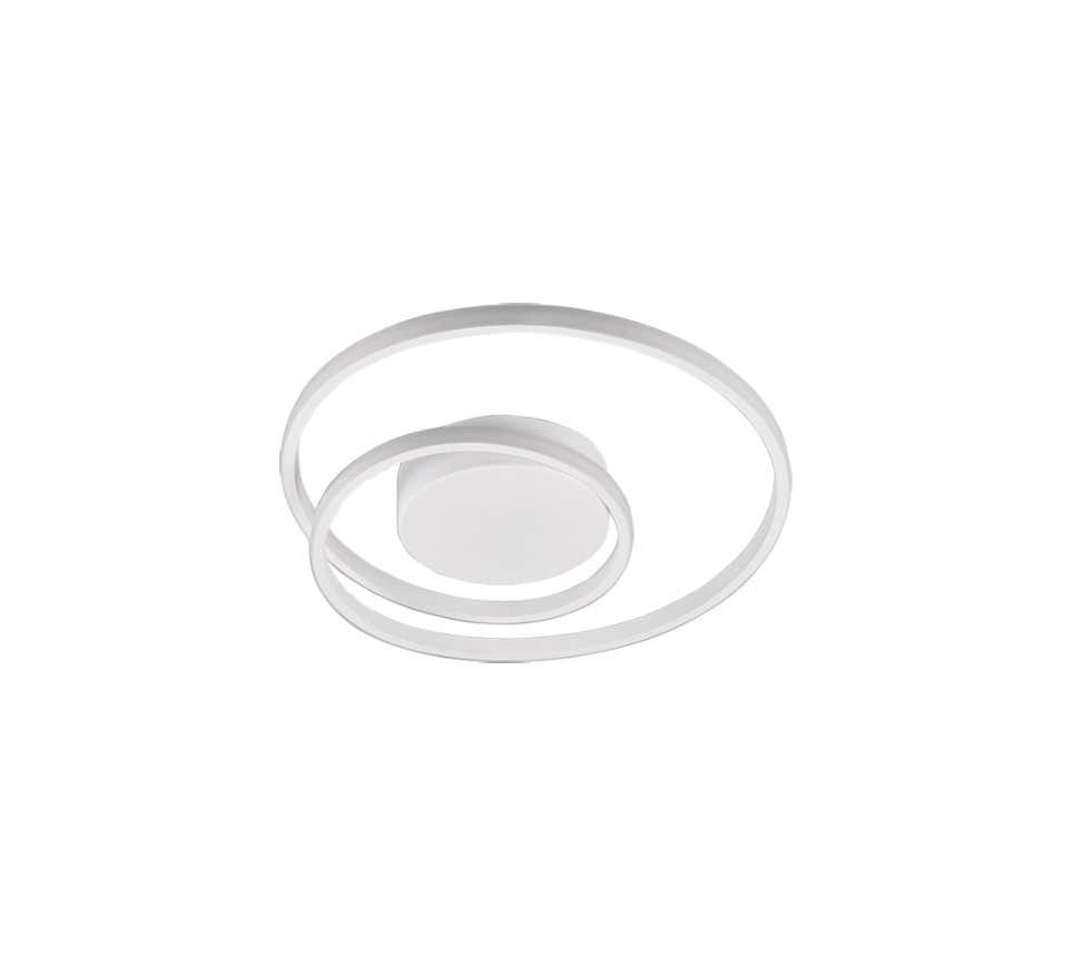 ZIBAL | Ceiling lamp | White mat | Metal