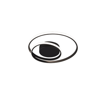 ZIBAL | Ceiling lamp | Black mat | Metal