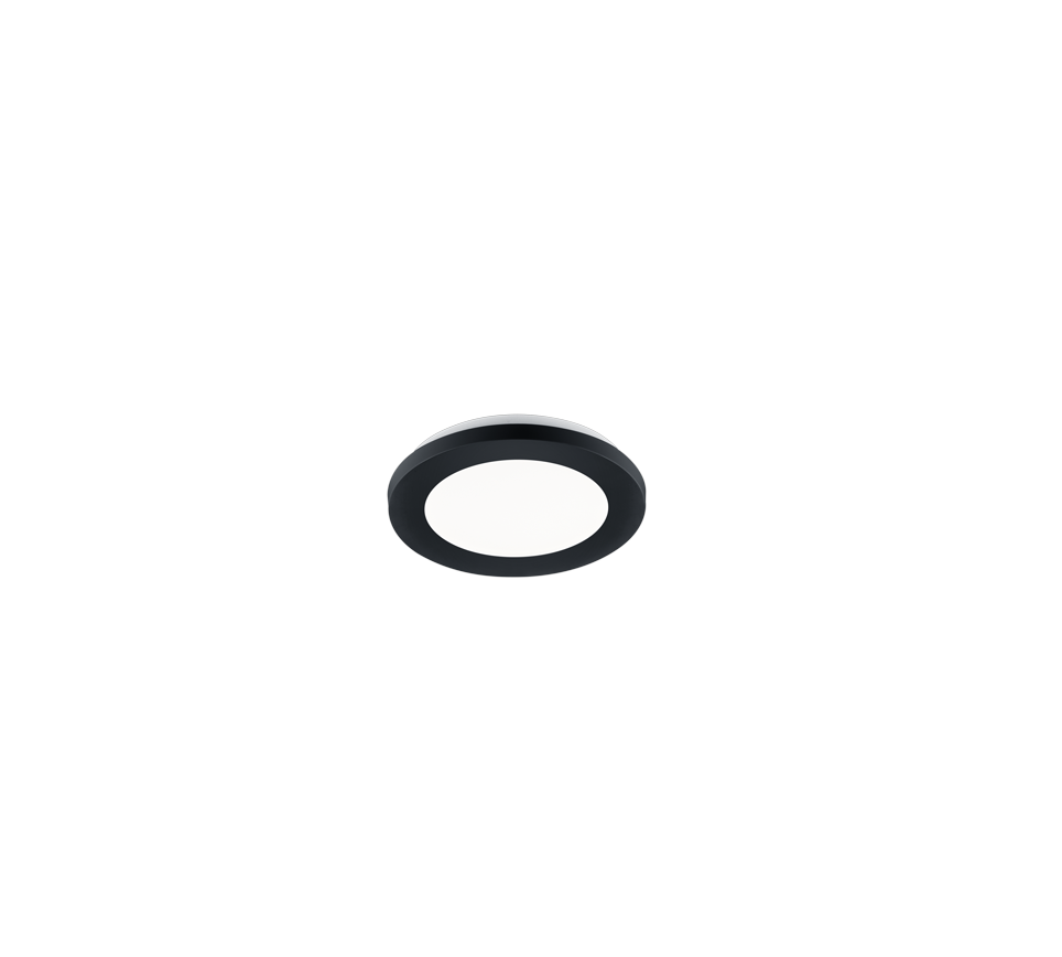 CAMILLUS | Ceiling lamp | Black mat | Plastic