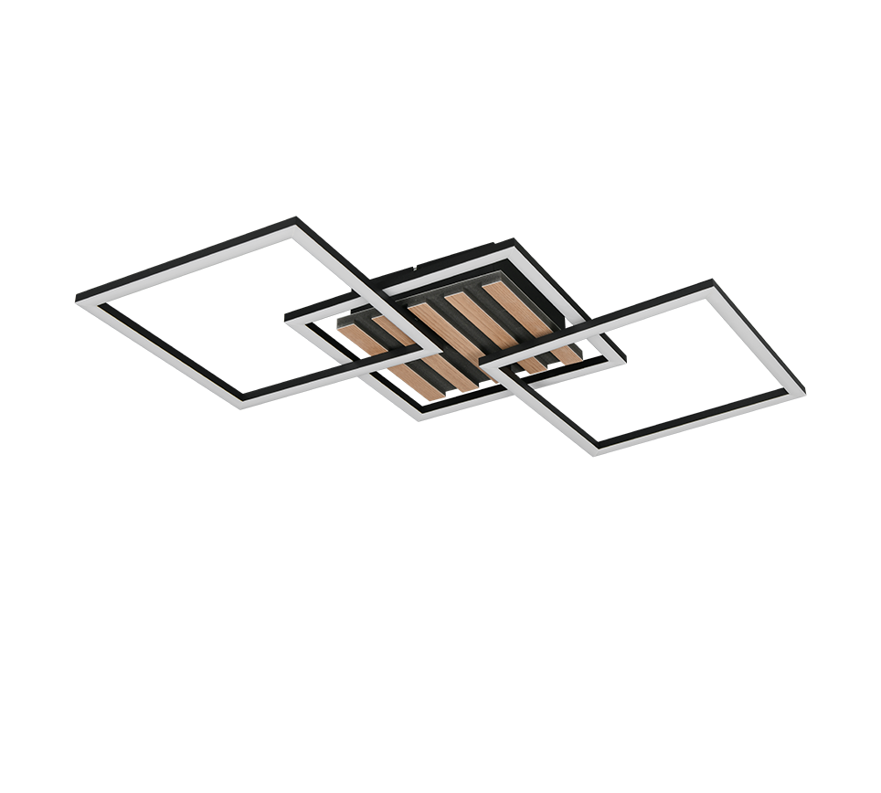 ZARO | Ceiling lamp | Black mat | Metal