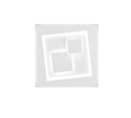 DEGAS | Ceiling lamp | White mat | Metal
