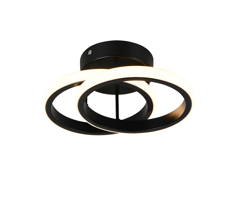 KASIA | Ceiling lamp | Black mat | Metal
