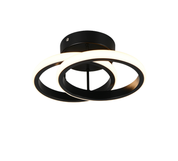 KASIA | Ceiling lamp | Black mat | Metal
