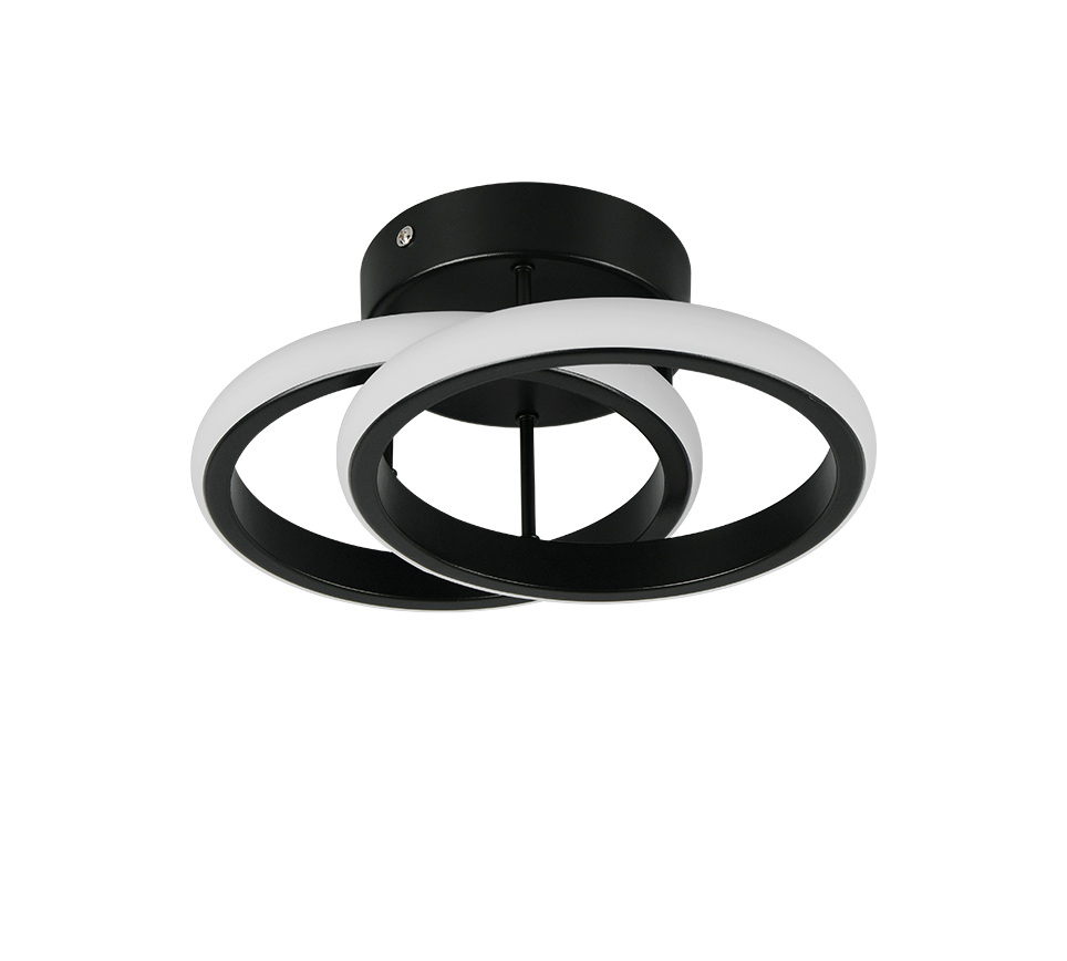 KASIA | Ceiling lamp | Black mat | Metal