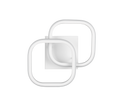 KASIA | Ceiling lamp | White mat | Metal
