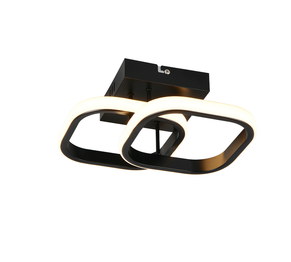 KASIA | Ceiling lamp | Black mat | Metal