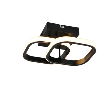 KASIA | Ceiling lamp | Black mat | Metal