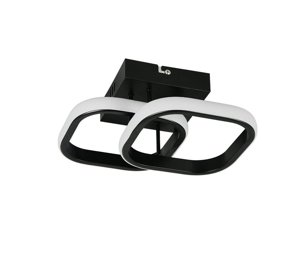 KASIA | Ceiling lamp | Black mat | Metal