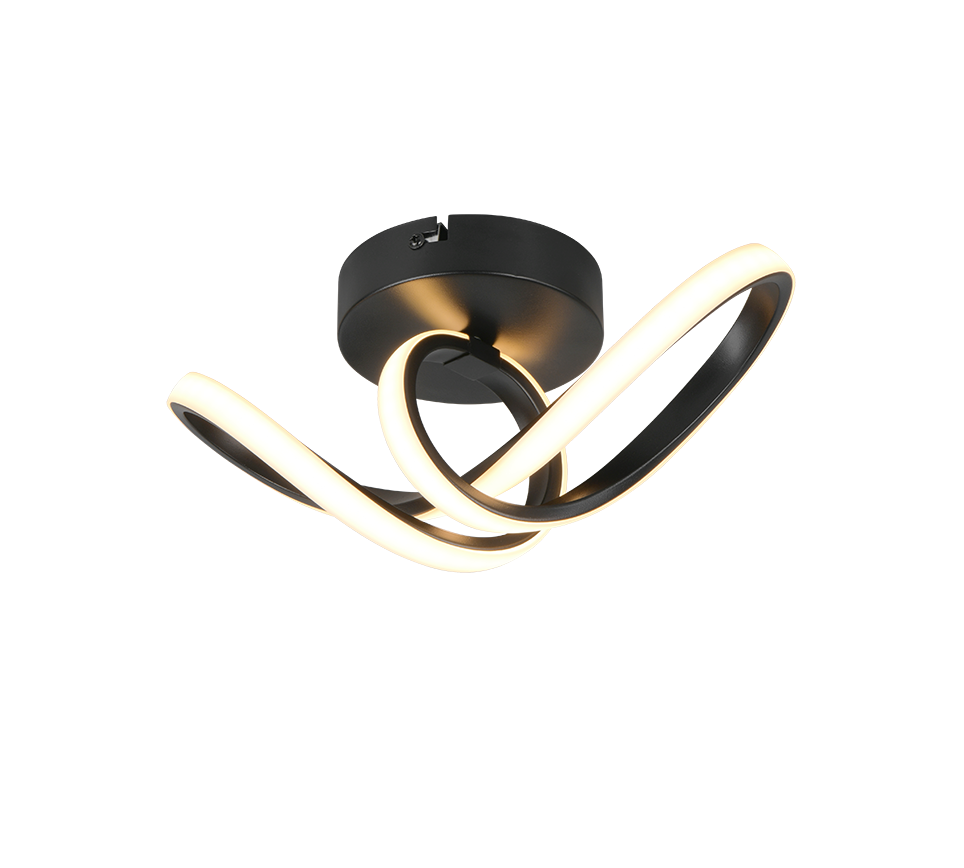 RUSA | Ceiling lamp | Black mat | Metal
