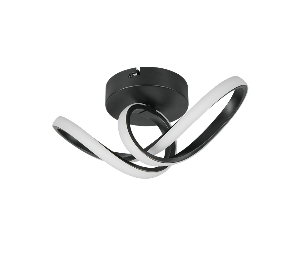 RUSA | Ceiling lamp | Black mat | Metal