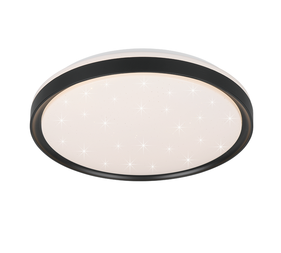 SOLIT | Ceiling lamp | Black mat | Plastic