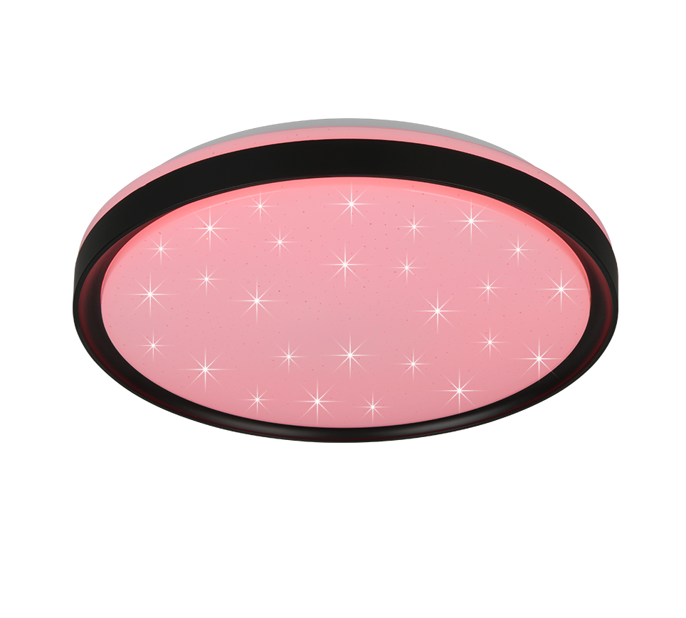SOLIT | Ceiling lamp | Black mat | Plastic