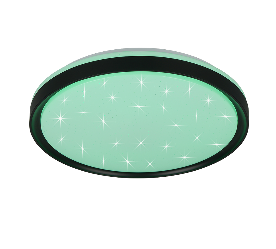 SOLIT | Ceiling lamp | Black mat | Plastic
