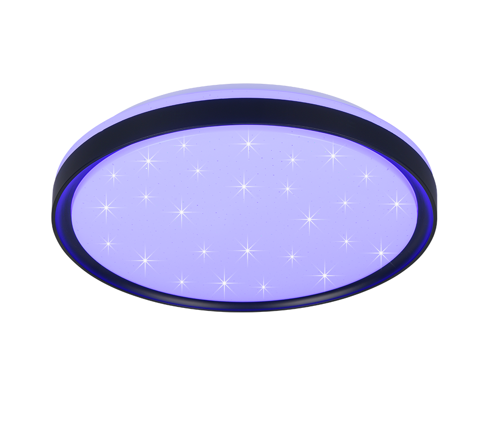 SOLIT | Ceiling lamp | Black mat | Plastic