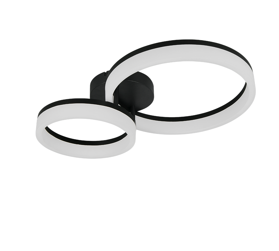 SCOPE | Ceiling lamp | Black mat | Plastic