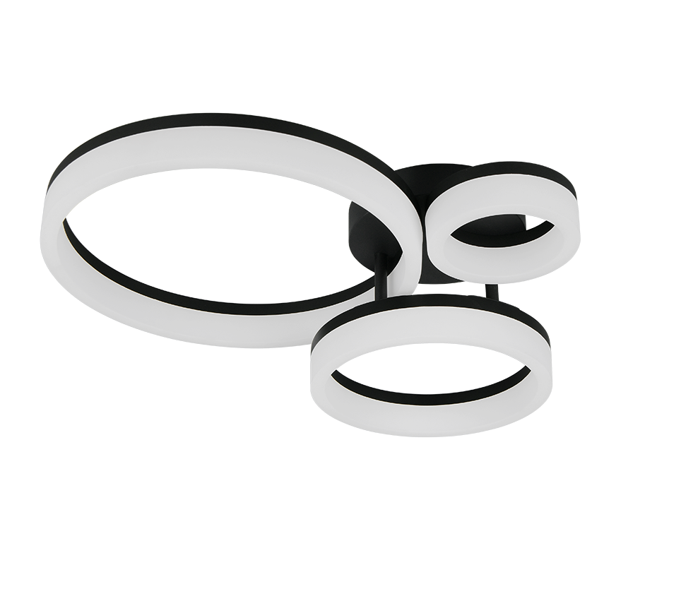 SCOPE | Ceiling lamp | Black mat | Plastic