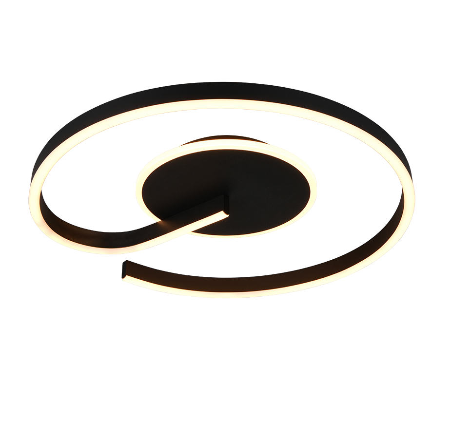 CALLE | Ceiling lamp | Black mat | Metal