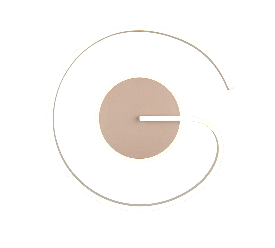 CALLE | Ceiling lamp | Coffee | Metal