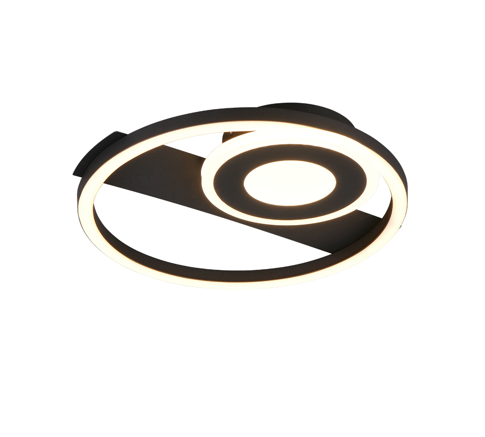 HORUS | Ceiling lamp | Black mat | Metal