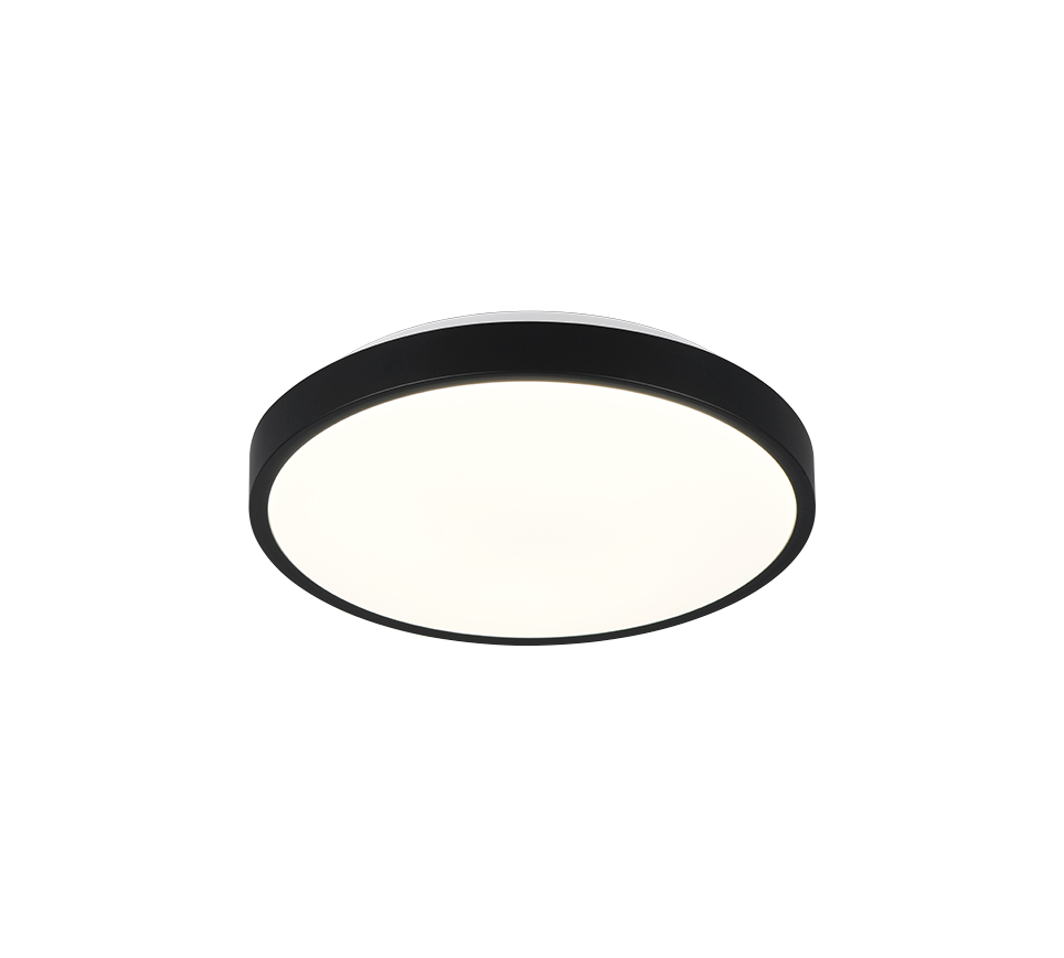 SLOPE | Ceiling lamp | Black mat | Plastic