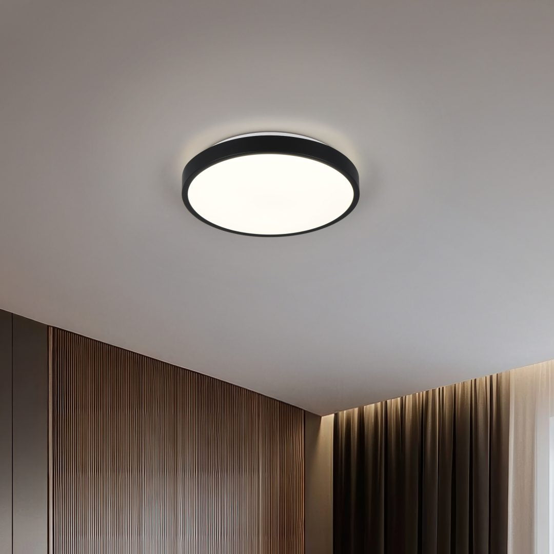 SLOPE | Ceiling lamp | Black mat | Plastic