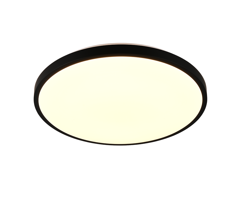 SLOPE | Ceiling lamp | Black mat | Plastic