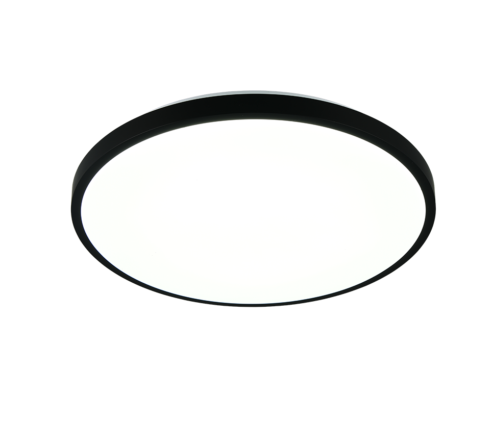 SLOPE | Ceiling lamp | Black mat | Plastic