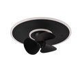 NYBRO | Ventilator | Black mat | Metal