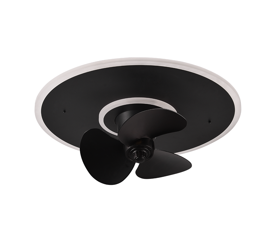 NYBRO | Ventilator | Black mat | Metal