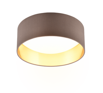 LOCARNO | Ceiling lamp | Taupe | Fabric