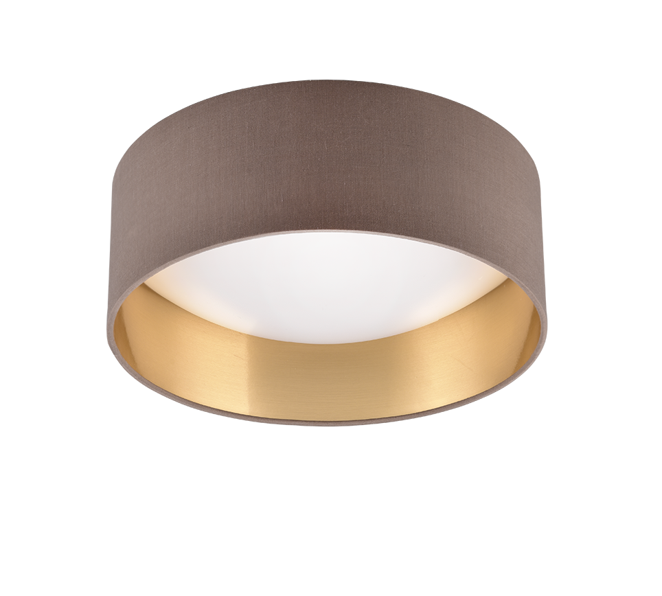 LOCARNO | Ceiling lamp | Taupe | Fabric