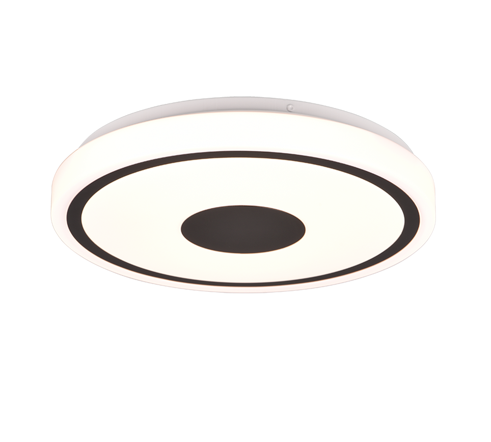 BUNDA | Ceiling lamp | Black mat | Plastic