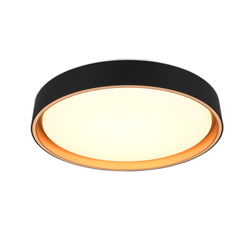 FELIS | Ceiling lamp | Schwarz-Gold | Plastic