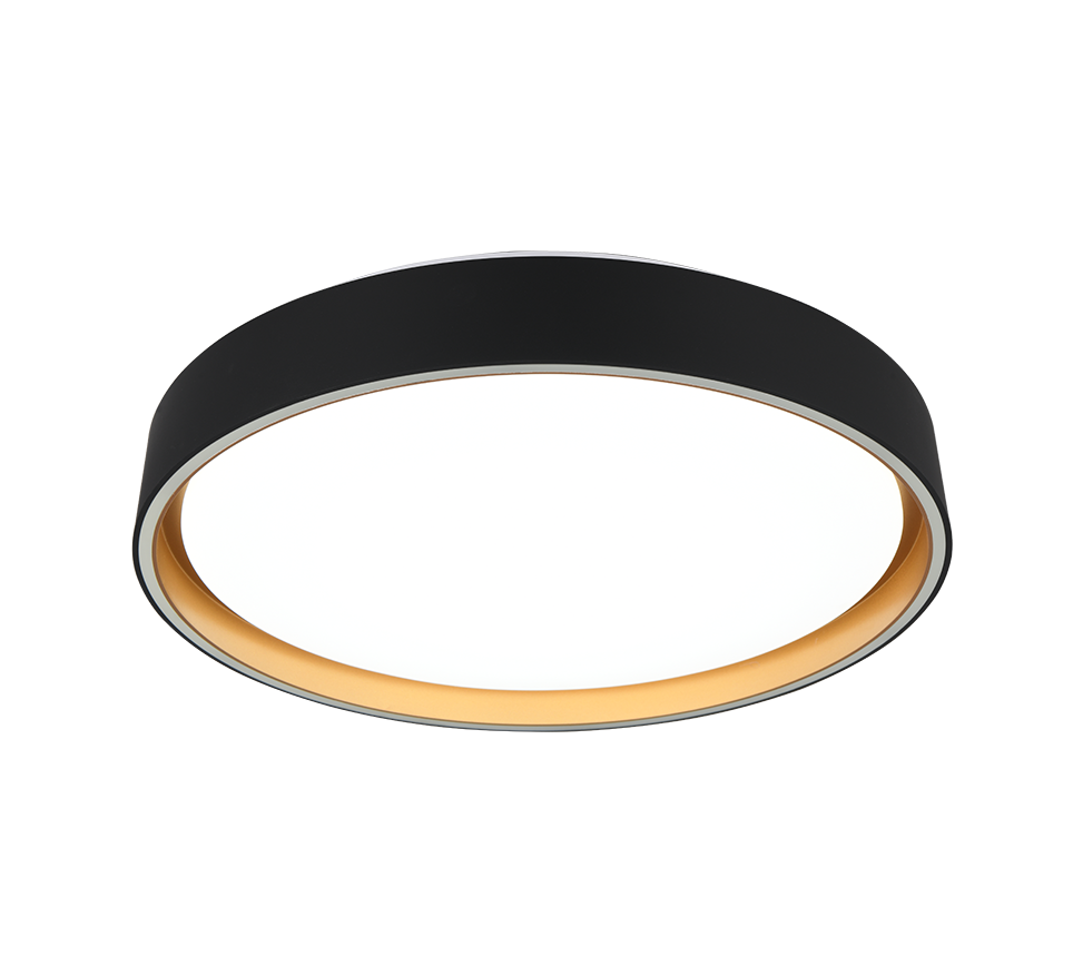 FELIS | Ceiling lamp | Schwarz-Gold | Plastic