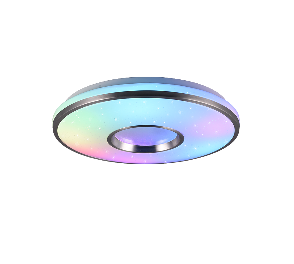 REALTA | Ceiling lamp | Brushed aluminium | Plastic