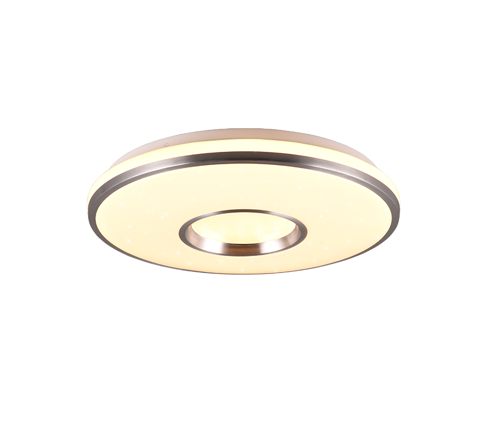 REALTA | Ceiling lamp | Brushed aluminium | Plastic