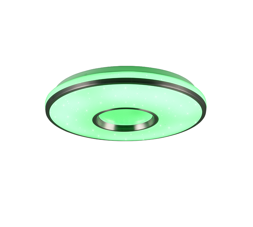 REALTA | Ceiling lamp | Brushed aluminium | Plastic
