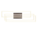 CORSO | Ceiling lamp | Nickel mat | Metal