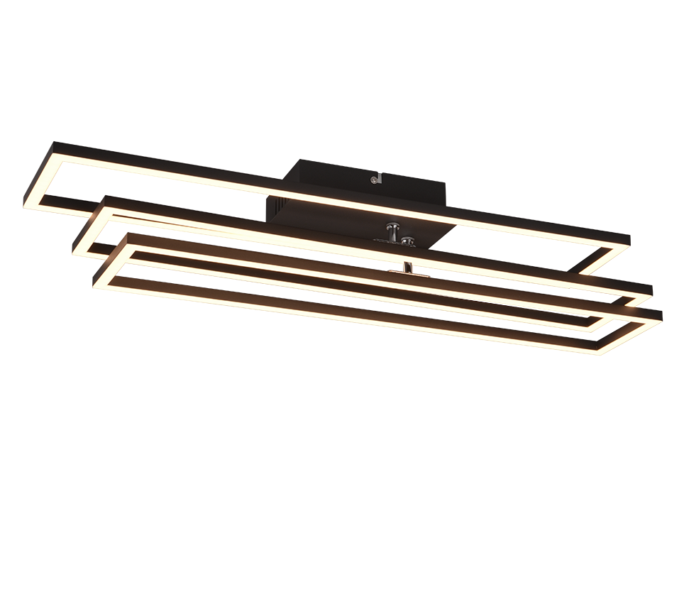 CORSO | Ceiling lamp | Black mat | Metal