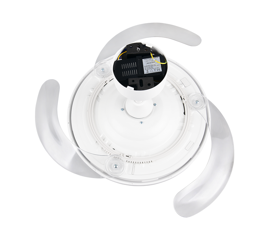 KASFJORD | Ventilator | White mat | Metal