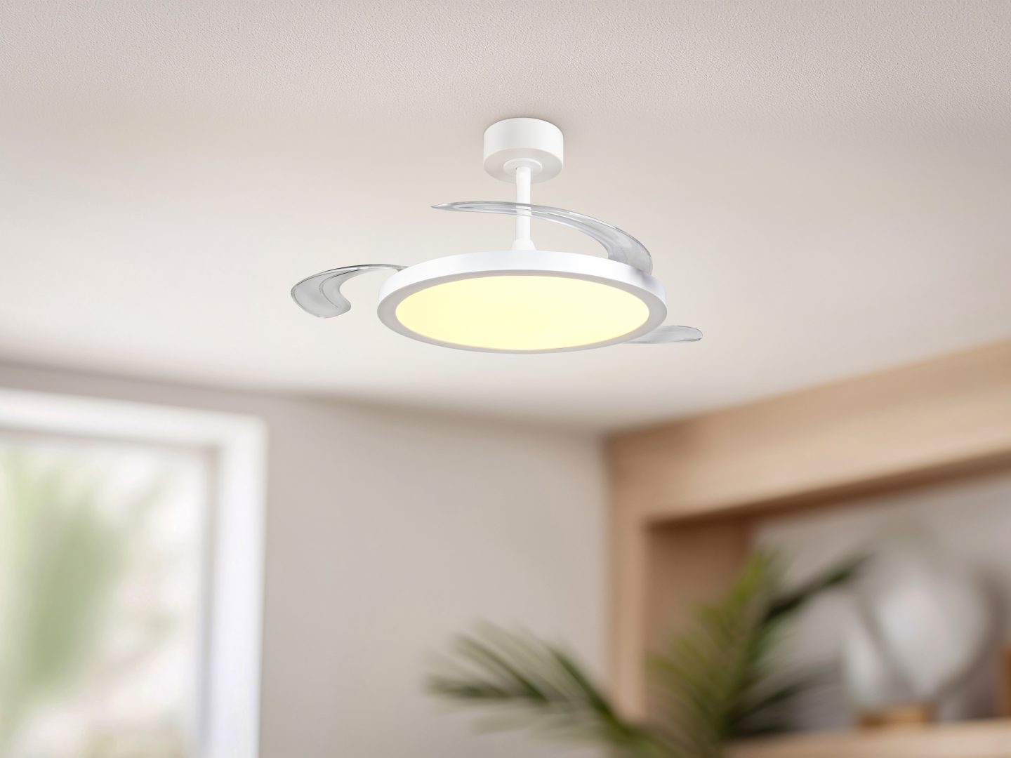 KASFJORD | Ventilator | White mat | Metal