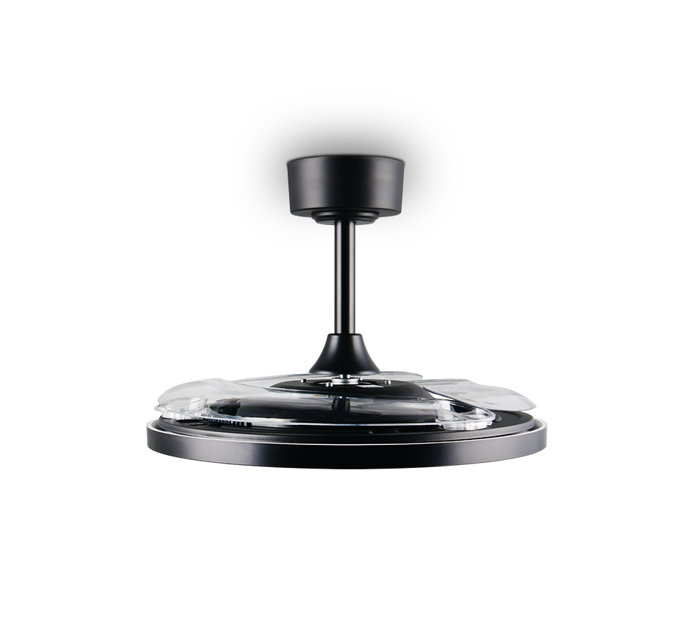 KASFJORD | Ventilator | Black mat | Metal