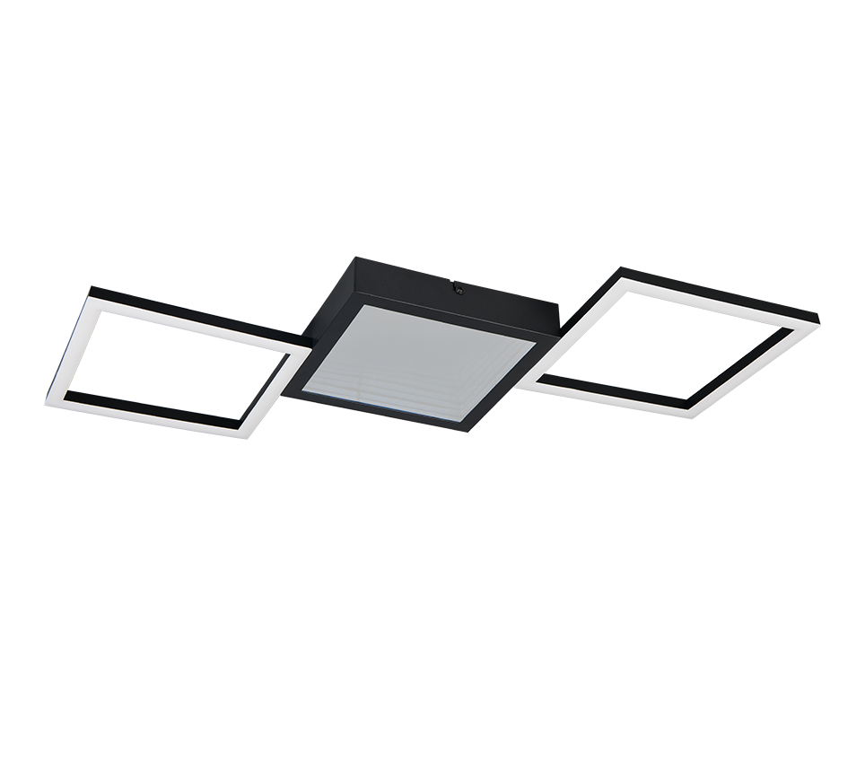 GELO | Ceiling lamp | Black mat | Metal