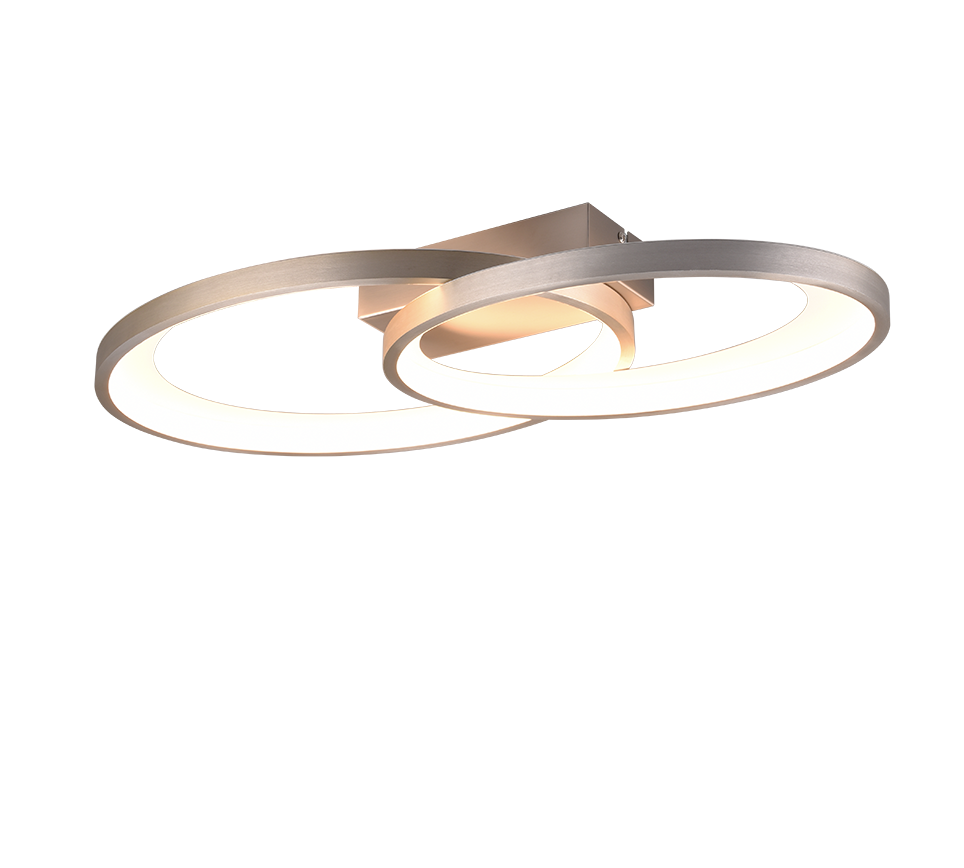 MALAGA | Ceiling lamp | Nickel mat | Metal